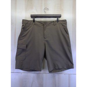 Columbia Omni Shield Sun Protection Tan Nylon Cargo Shorts Size 40-7096